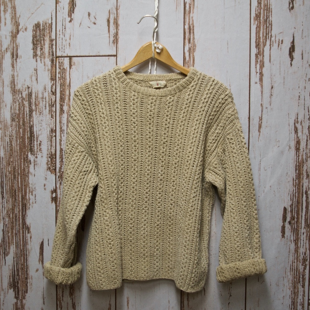 J.Crew Vintage Womens Tan Knitted Sweater